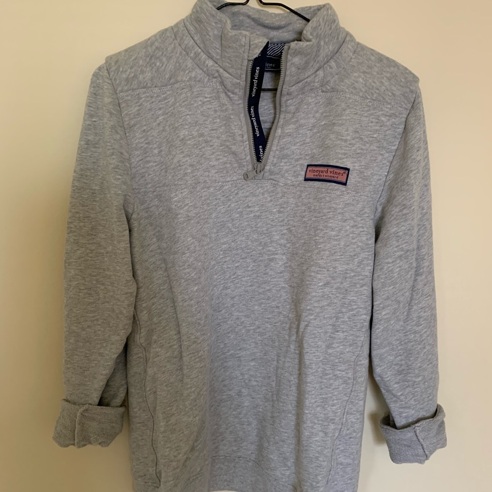 Gray shep shirt pullover